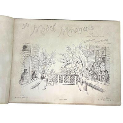 Lot 83 - WEEDON, L. L. & FLETCHER, EVELYN - c1896 THE MODERN MENAGERIE - ILLUSTRATED POP UP BOOK