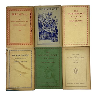 Lot 132 - GRAVELEY, GEORGE - COLLECTION OF 9 PLAYS, SIGNED & INSCRIBED TO ACTRESS JOYCE WYNNE ROBERTS