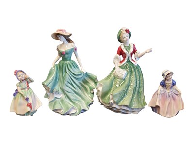 Lot 59 - ROYAL DOULTON - COLLECTION OF FOUR 20TH / 21ST CENTURY PORCELAIN LADY FIGURES