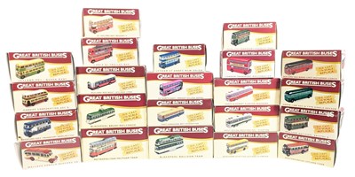 Lot 384 - DIECAST - COLLECTION OF ATLAS EDITION GREAT BRITISH BUSES