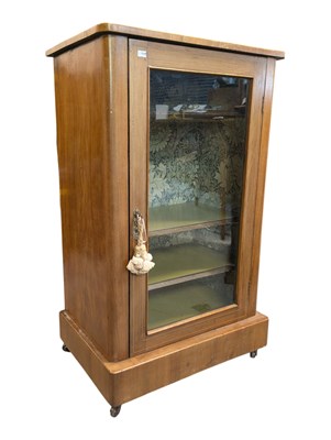 Lot 887 - 19TH CENTURY WALNUT PIER CABINET