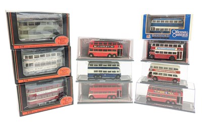 Lot 466 - DIECAST - COLLECTION OF EFE & CORGI DIECAST MODEL BUSES