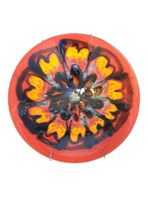 Lot 54 - POOLE POTTERY - LATE 20TH CENTURY VOLCANO CHARGER BOWL