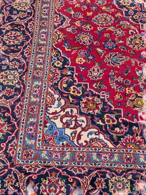Lot 847 - VINTAGE 20TH CENTURY CENTRAL PERSIAN KASHAN CARPET FLOOR RUG