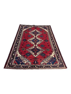 Lot 857 - NORTH WEST PERSIAN RUDBAR CARPET FLOOR RUG