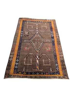 Lot 855 - VINTAGE 20TH CENTURY SOUTH WEST PERSIAN GABEH FLOOR RUG