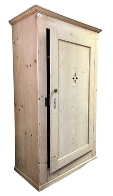Lot 302 - 19TH CENTURY PINE PANTRY / LARDER CUPBOARD