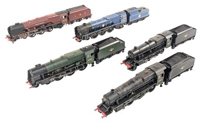 Lot 483 - MODEL RAILWAY - X5 HORNBY OO GAUGE LOCOMOTIVES