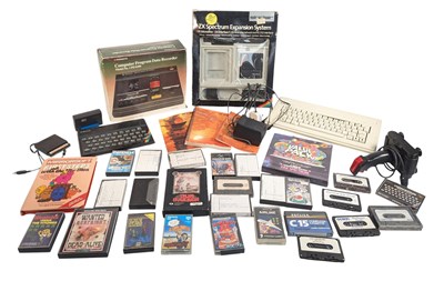 Lot 757 - RETRO GAMING - VINTAGE SINCLAIR ZX SPECTRUM, GAMES & ACCESSORIES