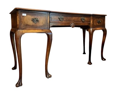Lot 491 - QUEEN ANNE REVIVAL MAHOAGNY WRITING DESK