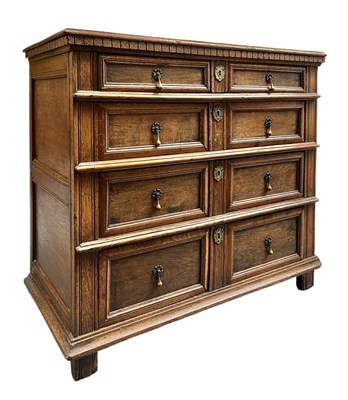 Lot 261 - JACOBEAN COMMONWEALTH 17TH CENTURY OAK CHEST OF DRAWERS