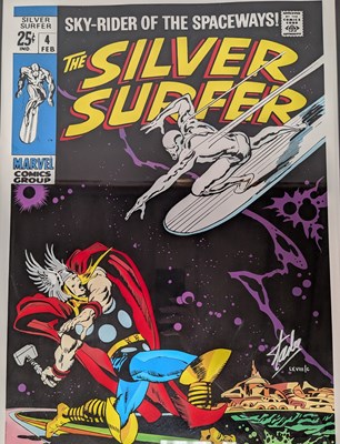 Lot 765 - MARVEL - STAN LEE (1922-2018) - SILVER SURFER - WASHINGTON GREEN