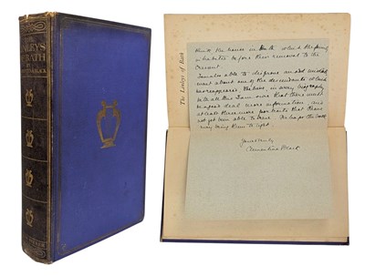 Lot 73 - BLACK, CLEMENTINA - 1911 THE LINLEYS OF BATH, ADVANCE COPY, LETTERS FROM AUTHOR & PUBLISHER