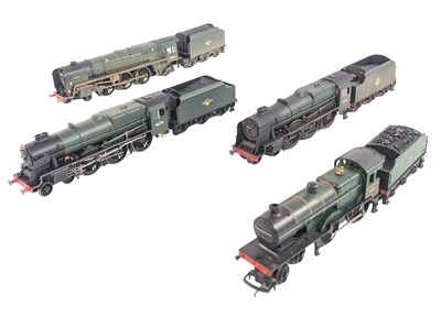 Lot 496 - MODEL RAILWAY - X4 HORNBY / TRIANG OO GAUGE LOCOMOTIVES