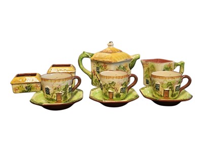 Lot 67 - TORQUAY POTTERY - MID CENTURY NOVELTY TEA SERVICE