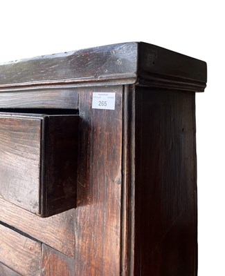 Lot 265 - 18TH CENTURY OAK HALL ' BACON ' SETTLE
