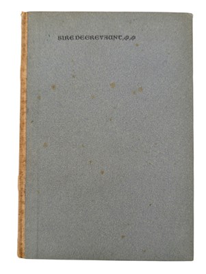 Lot 1 - KELMSCOTT PRESS - 1896 THE ROMANCE OF SIR DEGREVANT, WILLIAM MORRIS