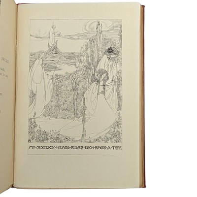 Lot 3 - MORRIS, WILLIAM - 1904 THE DEFENCE OF GUENEVERE AND OTHER POEMS, ILLUS JESSIE M. KING, FIRST THUS