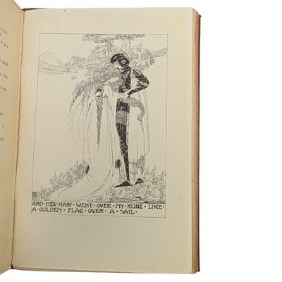 Lot 3 - MORRIS, WILLIAM - 1904 THE DEFENCE OF GUENEVERE AND OTHER POEMS, ILLUS JESSIE M. KING, FIRST THUS