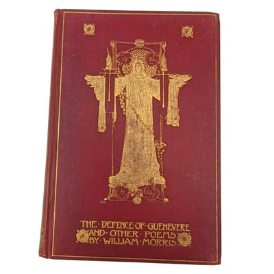 Lot 3 - MORRIS, WILLIAM - 1904 THE DEFENCE OF GUENEVERE AND OTHER POEMS, ILLUS JESSIE M. KING, FIRST THUS