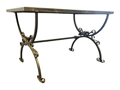 Lot 614 - VINTAGE CAR TILE TOP COFFEE TABLE