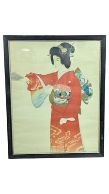 Lot 833 - MID CENTURY UEMURA SHOEN JYO NO MAI JAPANESE TRAVEL POSTER