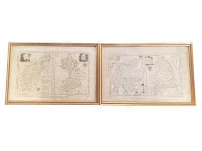 Lot 542 - AFTER THOMAS CONDER (1747 - 1831) - TWO LATE 18TH CENTURY FRAMED MAPS