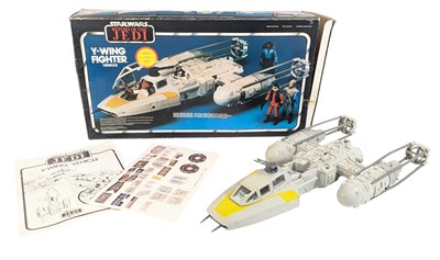 Lot 805 - STAR WARS - UNUSED VINTAGE Y-WING FIGHTER VEHICLE PLAYSET