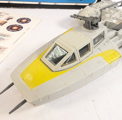 Lot 805 - STAR WARS - UNUSED VINTAGE Y-WING FIGHTER VEHICLE PLAYSET