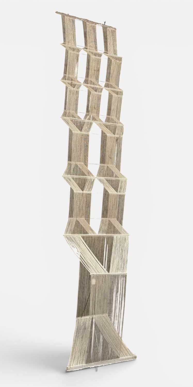 Lot 345 - PETER COLLINGWOOD (1922-2008) - MACROGAUZE M. 3D10 NO. 3 - LINEN SCULPTURE