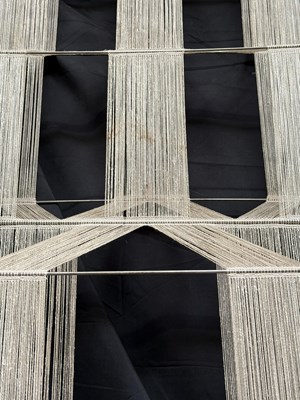 Lot 345 - PETER COLLINGWOOD (1922-2008) - MACROGAUZE M. 3D10 NO. 3 - LINEN SCULPTURE