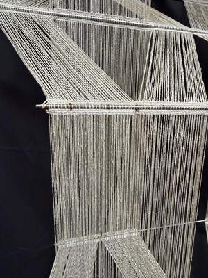 Lot 345 - PETER COLLINGWOOD (1922-2008) - MACROGAUZE M. 3D10 NO. 3 - LINEN SCULPTURE