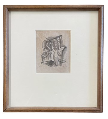 Lot 323 - ERIC GILL (1882-1940) - THE EMPTY BED - 1934 WOOD ENGRAVING ON PAPER