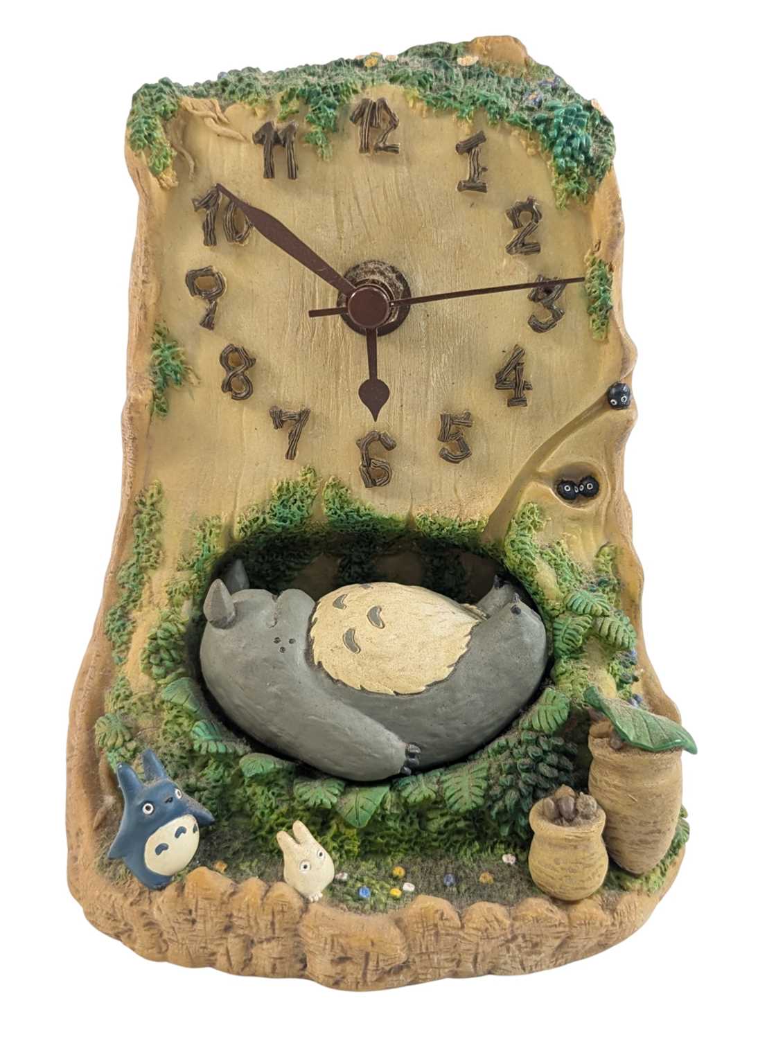Lot 509 - STUDIO GHIBLI - RARE TOTORO'S BED TABLE CLOCK