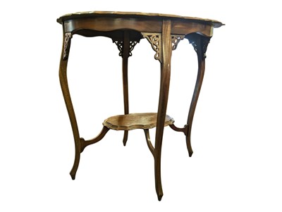Lot 834 - EARLY 20TH CENTURY MAHOGANY CHIPPENDALE STYLE OCCASIONAL TABLE