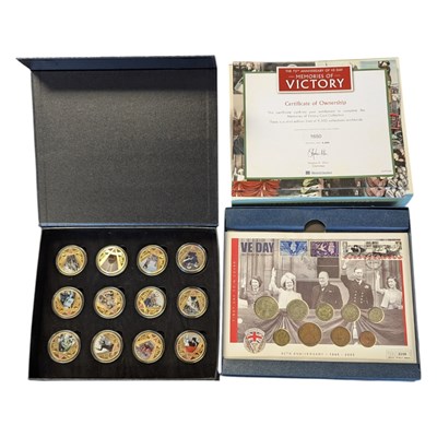 Lot 497 - WESTMINSTER COLLECTION - MEMORIES OF VICTORY 75TH ANNIVERSARY OF VE DAY COIN SET