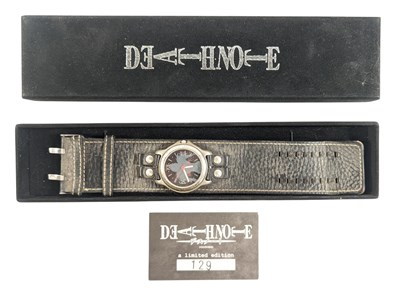 Lot 539 - DEATH NOTE - LIMITED EDITION RYUK WRIST WATCH IN BOX