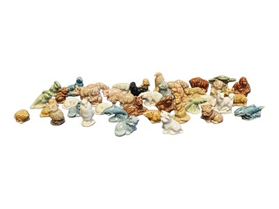 Lot 76 - COLLECTION OF MID CENTURY WADE WHIMSIES MINIATURE ANIMAL FIGURES