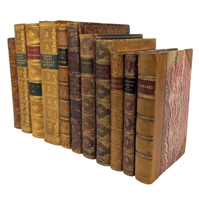 Lot 54 - COLLECTION OF 19TH AND 20TH CENTURY LEATHER AND GILT BINDINGS