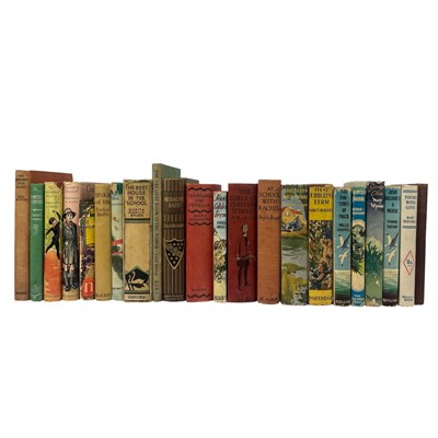 Lot 150 - CHILDREN'S FICTION - TO INCLUDE TITLES FROM ENID BLYTON, W. E. JOHNS, EDGAR RICE BURROUGHS, ETC.