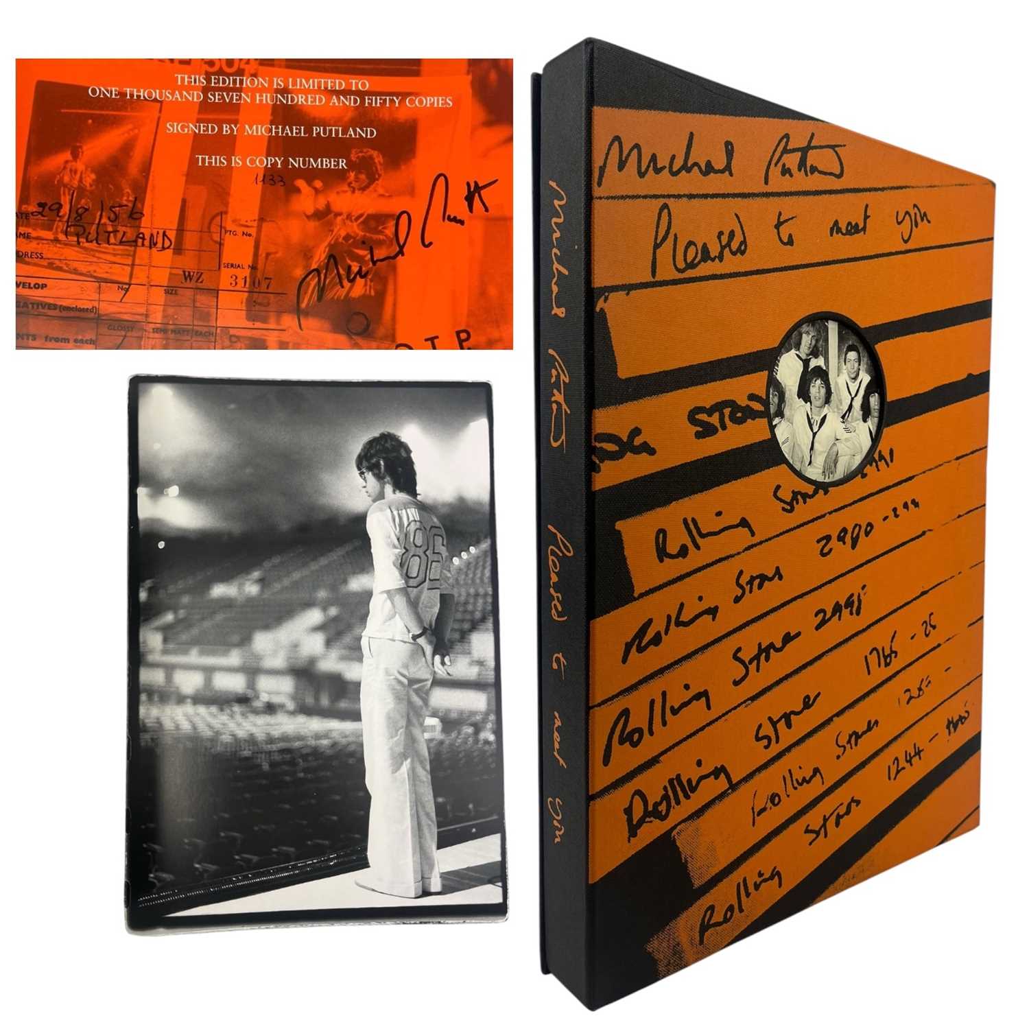Lot 20 - THE ROLLING STONES - 1999 PLEASED TO MEET YOU, SIGNED LIMITED EDITION, PHOTOGRAPHIC INTEREST