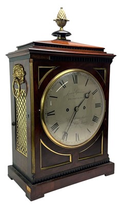 Lot 385 - JAMES GORHAM, KENSINGTON - REGENCY 1820S MAHOGANY CASED EIGHT DAY BRACKET CLOCK