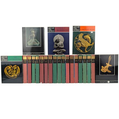 Lot 138 - ART OF THE WORLD SERIES- 22 VOLUMES, IN SLIPCASES