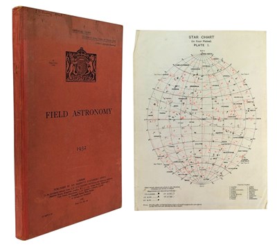 Lot 43 - 1932 FIELD ASTRONOMY - OFFICIAL COPY, FOLDING PLATES & CHARTS