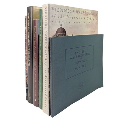 Lot 60 - SELECTION OF BOOKS ON GARDENS, LANDSCAPE DESIGN, AND WATERCOLOUR LANDSCAPES
