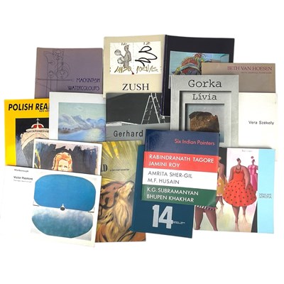 Lot 40 - ART - A COLLECTION OF 1970-80 EXHIBITION PROGRAMMES TO INCLUDE MACKINTOSH, HELION ETC