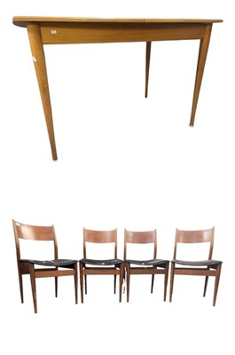 Lot 622 - MID CENTURY 1960S TEAK DINING TABLE & CHAIRS