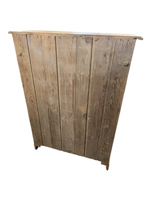 Lot 794 - 20TH CENTURY PINE FARMHOUSE KITCHEN LARDER CUBPOARD