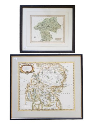 Lot 538 - TWO 18TH / 19TH CENTURY WESTMORELAND ENGRAVED FRAMED MAPS