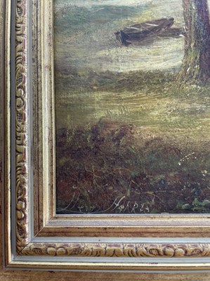 Lot 320 - HENRY HARRIS (1852-1926) - CLIFTON SUSPENSION BRIDGE - OIL ON CANVAS PAINTING